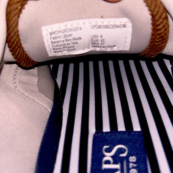 NWT Men's lace-up canvas shoes Sz 9 - Picture 8 of 9